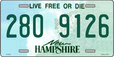NH license plate 2809126