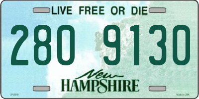 NH license plate 2809130