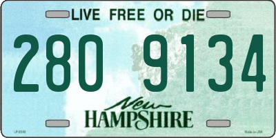 NH license plate 2809134