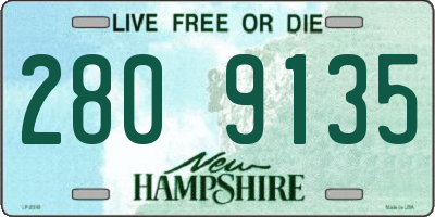 NH license plate 2809135