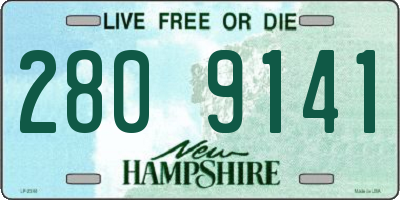NH license plate 2809141