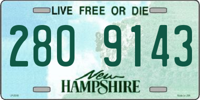 NH license plate 2809143