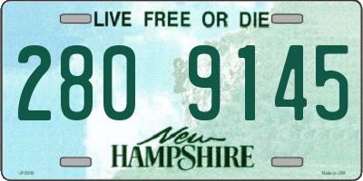 NH license plate 2809145