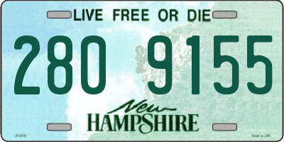 NH license plate 2809155