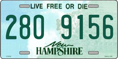 NH license plate 2809156