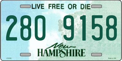 NH license plate 2809158