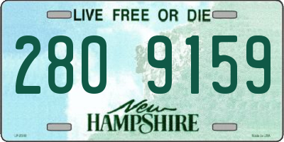 NH license plate 2809159