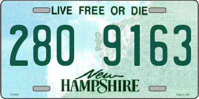 NH license plate 2809163