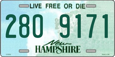 NH license plate 2809171
