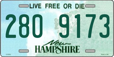 NH license plate 2809173