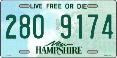 NH license plate 2809174
