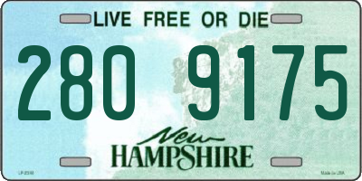 NH license plate 2809175