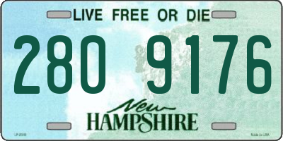 NH license plate 2809176