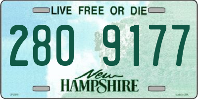 NH license plate 2809177