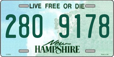 NH license plate 2809178