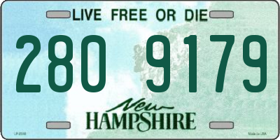 NH license plate 2809179