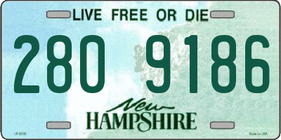 NH license plate 2809186