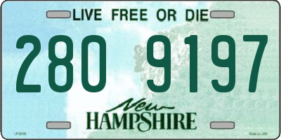 NH license plate 2809197