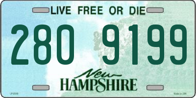 NH license plate 2809199