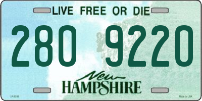 NH license plate 2809220