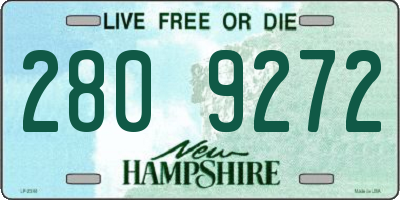 NH license plate 2809272