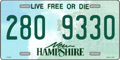 NH license plate 2809330