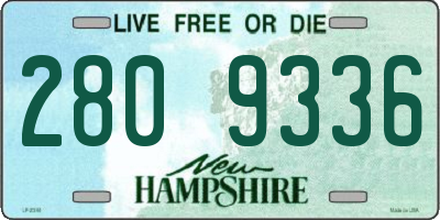 NH license plate 2809336