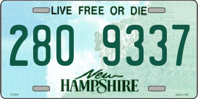 NH license plate 2809337