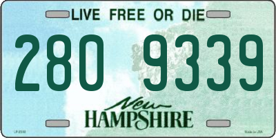 NH license plate 2809339
