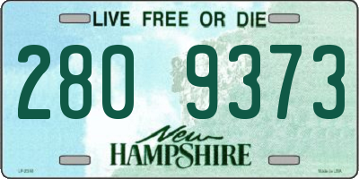 NH license plate 2809373