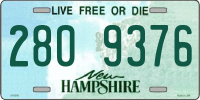 NH license plate 2809376