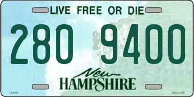 NH license plate 2809400