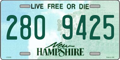 NH license plate 2809425