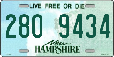 NH license plate 2809434