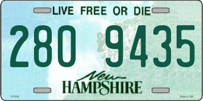NH license plate 2809435