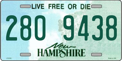 NH license plate 2809438