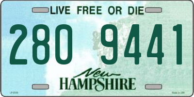 NH license plate 2809441