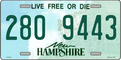 NH license plate 2809443