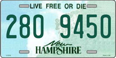 NH license plate 2809450