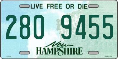 NH license plate 2809455