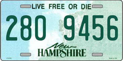 NH license plate 2809456