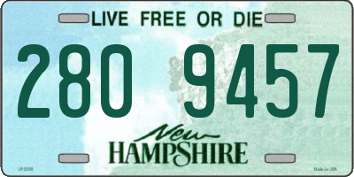 NH license plate 2809457