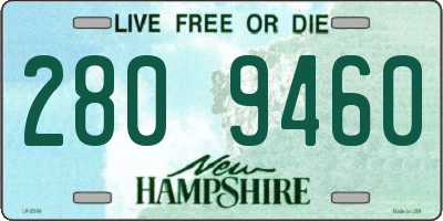NH license plate 2809460