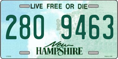 NH license plate 2809463