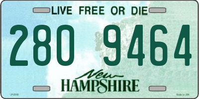 NH license plate 2809464