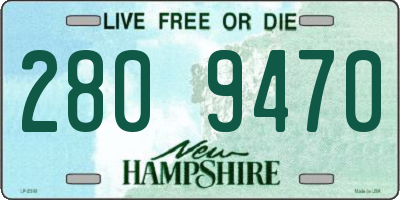 NH license plate 2809470