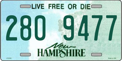 NH license plate 2809477