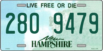 NH license plate 2809479