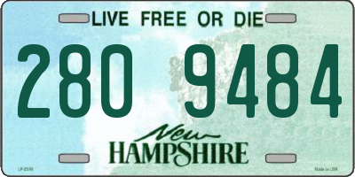 NH license plate 2809484