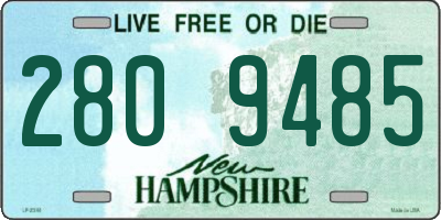 NH license plate 2809485
